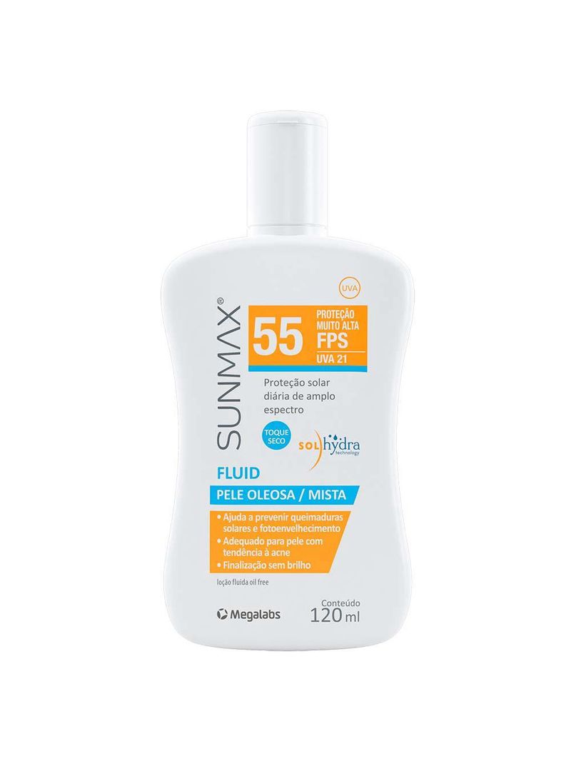 Fluid fps 55 sunmax - protetor solar