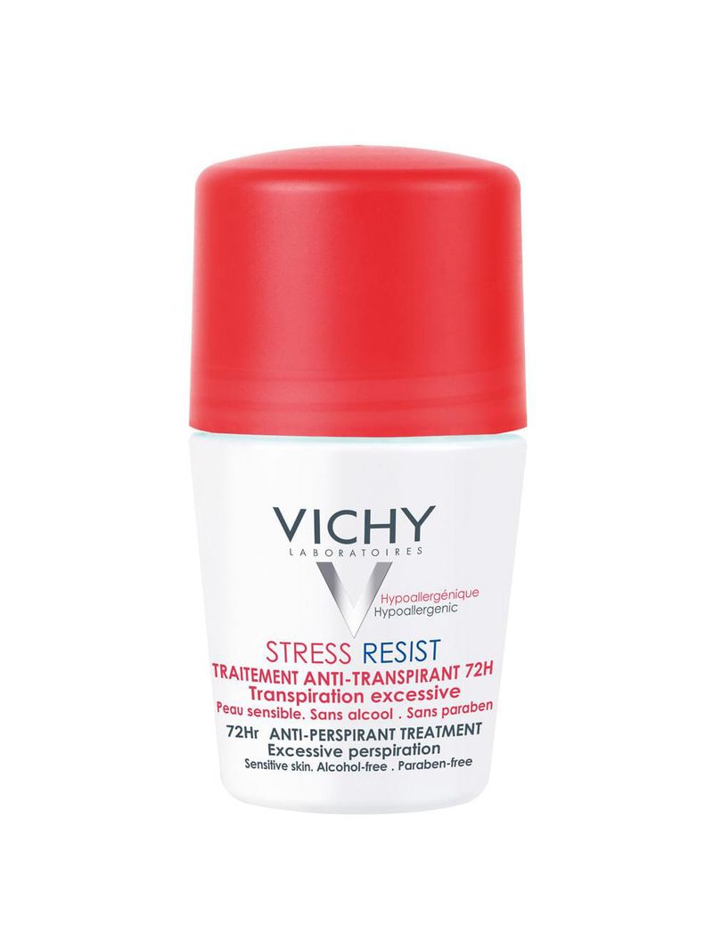 Desodorante antitranspirante roll-on com proteção 72h vichy stress resist