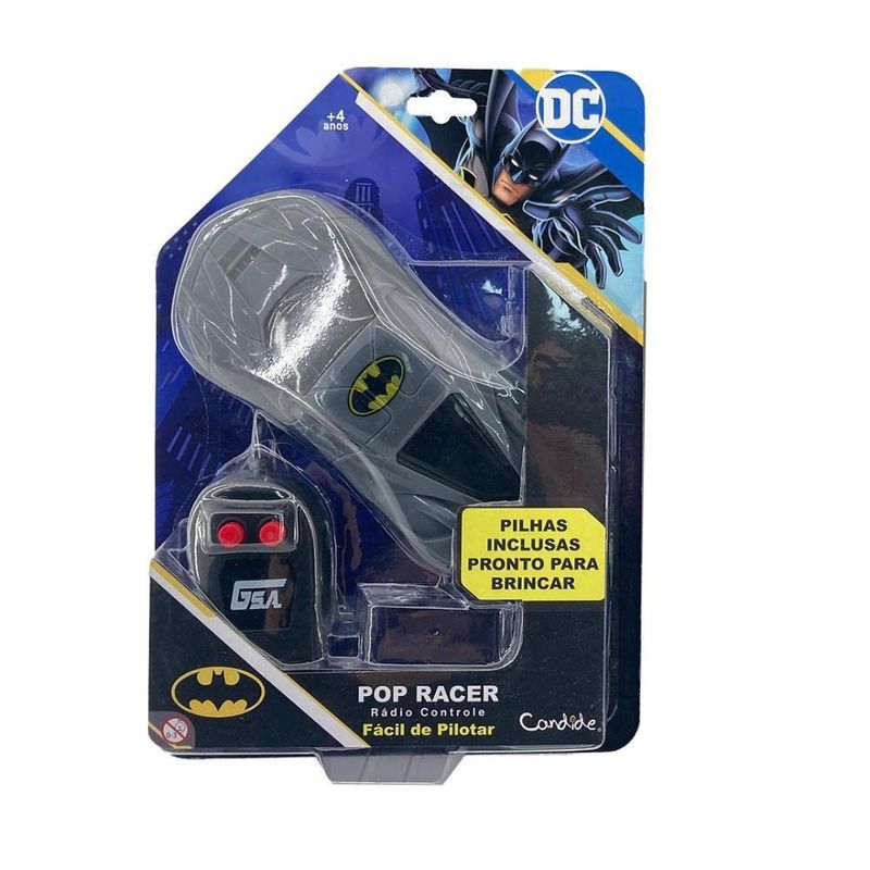 Carrinho De Controle Remoto Pop Racer - Batman