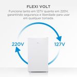 Frigobar Midea Inverter 124L Bivolt Branco (MDRD181FGD013)