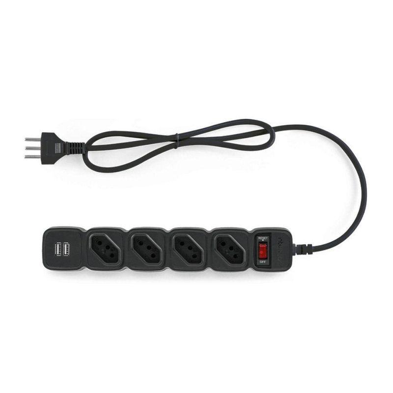 Protetor Eletrônico Intelbras Epe204 4 Tomadas 2 Usb