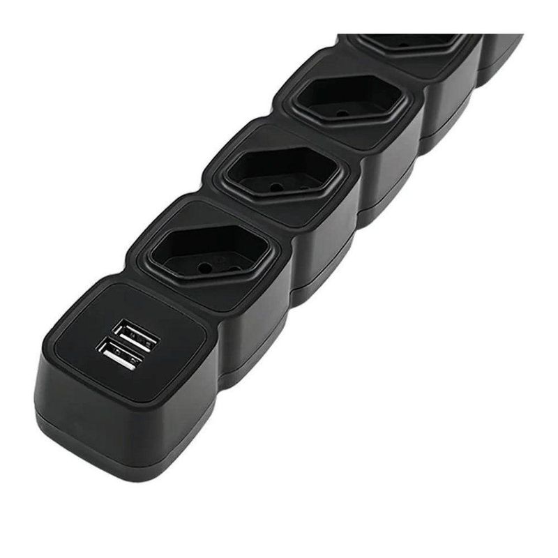 Protetor Eletrônico Intelbras Epe204 4 Tomadas 2 Usb