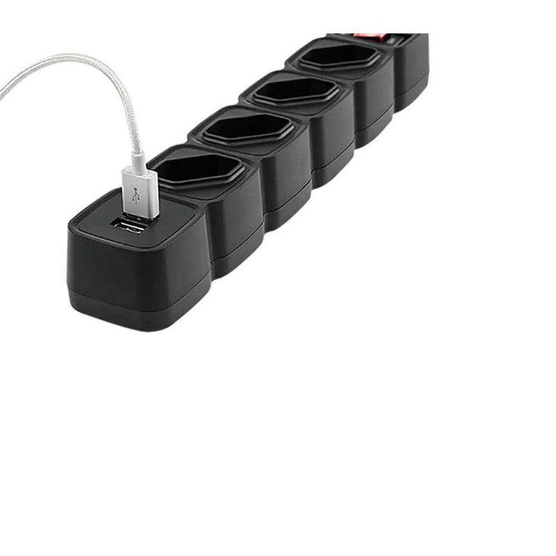 Protetor Eletrônico Intelbras Epe204 4 Tomadas 2 Usb