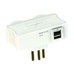 Multiplicador Usb Daneva 2 Usb 5v 1,5a 2 Tomadas