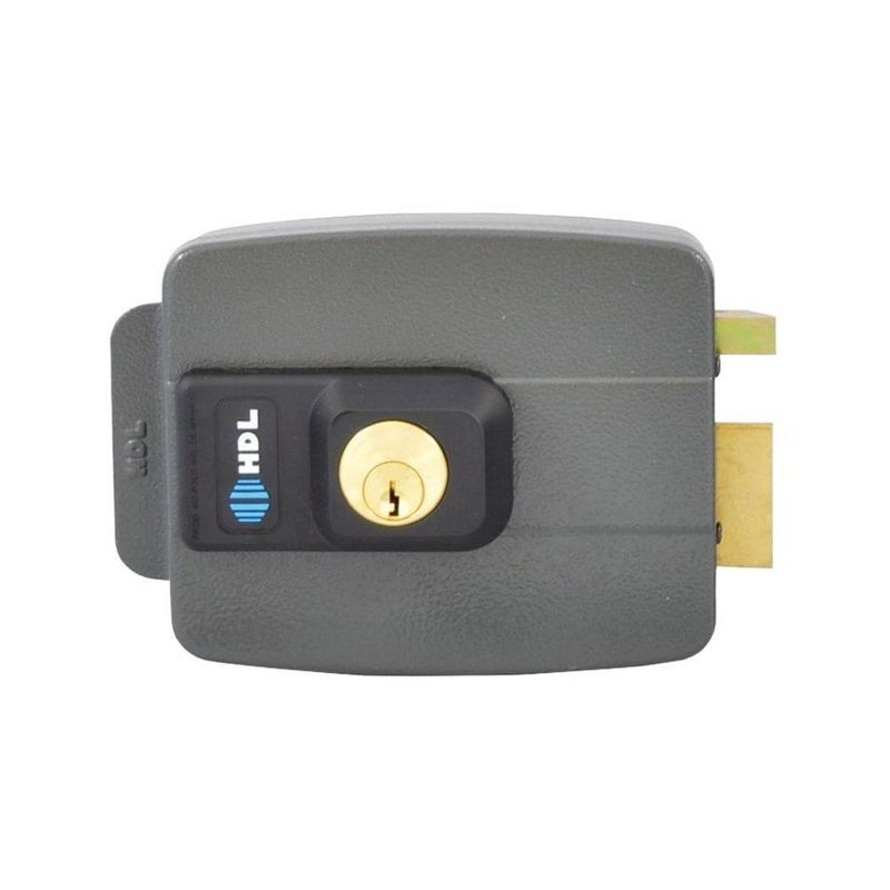 Fechadura Eletrica Hdl C-90 Dupla Cinza