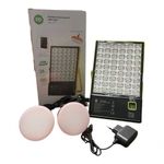 Kit Gerador Energia Solar Luminária 54 Leds 28w 2 Lâmpadas