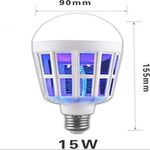 Lampada Mata Inseto Armadilha Led 2 Em 1 220V
