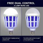 Lampada Mata Inseto Armadilha Led 2 Em 1 220V