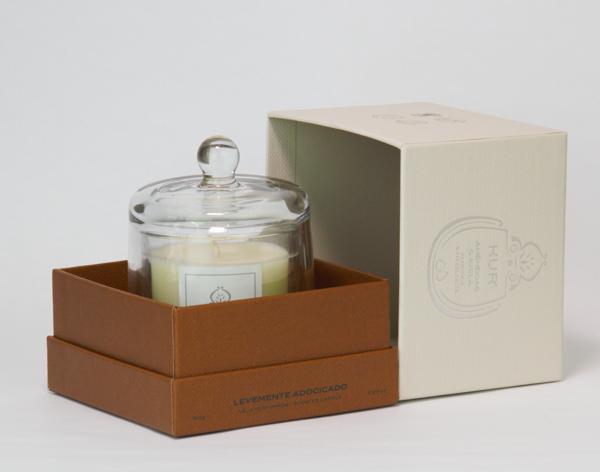 Vela perfumada de amÊndoas e Óleo de avelÃ - 150g