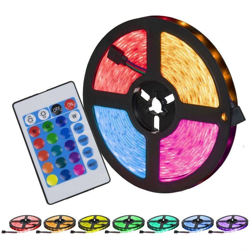Fita De Led Rgb Evus Sense Fl-60rgb Com Controle