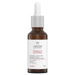 Adcos dermocosméticos kit - sérum facial + protetor solar antioleosidade stick com cor peach