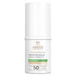 Adcos dermocosméticos kit - sérum facial + protetor solar antioleosidade stick com cor peach