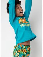 Pijama longo pijama manga longa algodão masculino