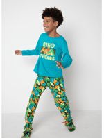 Pijama longo pijama manga longa algodão masculino