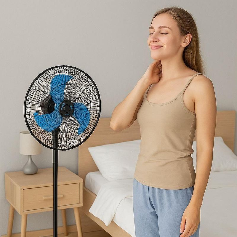 Ventilador Coluna Silencioso 3 Velocidades Turbo 220V