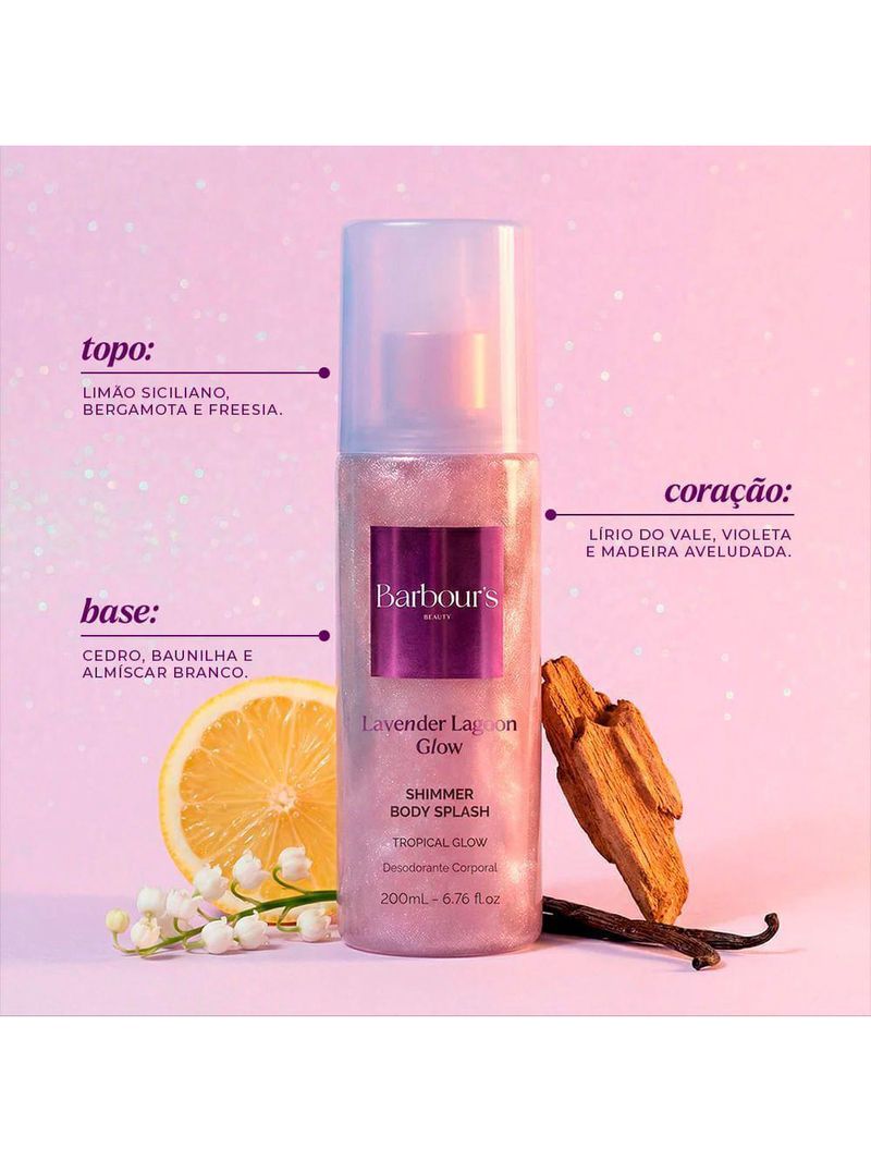 Barbour's Beauty Lavender Lagoon Glow - Body Splash 200ml