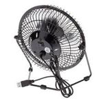 Ventilador Em Metal De Mesa Notebook Mini Circulador Ar Usb