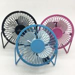 Ventilador Em Metal De Mesa Notebook Mini Circulador Ar Usb