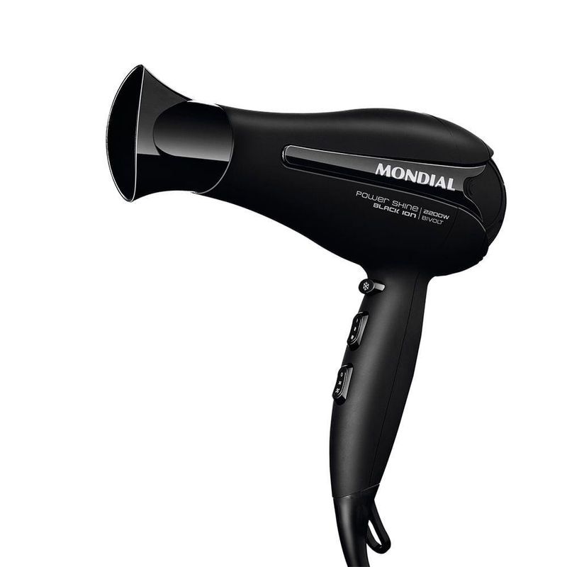 Secador Mondial Power Shine Sc-13-bi Bivolt 2200W Preto