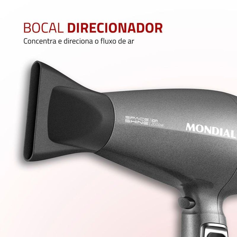Secador De Cabelos Space Shine | Sc-20 Sec Cabelo Sc-20 220v/60hz