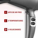 Secador De Cabelos Space Shine | Sc-20 Sec Cabelo Sc-20 220v/60hz