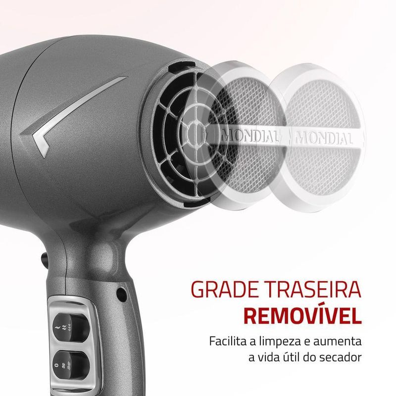 Secador De Cabelos Space Shine | Sc-20 Sec Cabelo Sc-20 220v/60hz