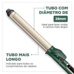 Modelador De Cachos By Juliette Mondial Verde Oliva Bivolt