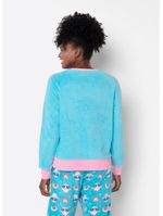 Pijama manga longa soft feminino ovelha