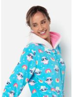 Macacão manga longa soft feminino ovelha