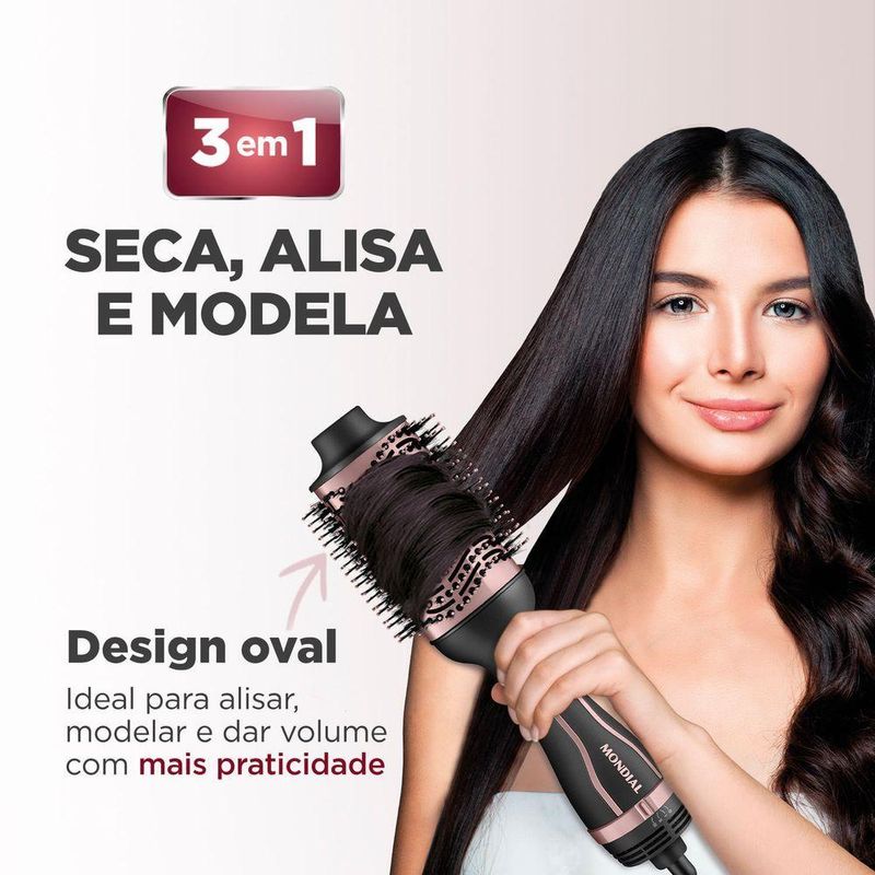 Escova Secadora Mondial Golden Rose ES-05-BI Bivolt