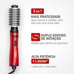 Escova Rotativa Mondial Red Infinity ERB-11-KR Bivolt