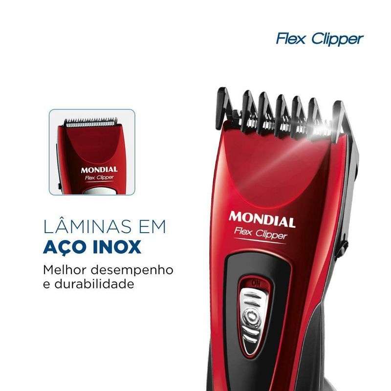 Cortador De Cabelos Mondial Flex Bivolt