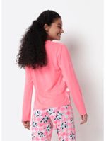 Pijama manga longa viscolycra feminino vaca romântica