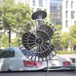 Ventilador Automotivo Com Ventosa Na Base 12v Carro Van Caminhao Barco