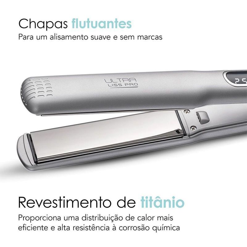 Prancha Progressiva Mondial Ultra Liss Pro 250°C P-02-PRO Bivolt