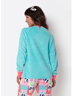 Pijama manga longa soft feminino unicórnio cherry