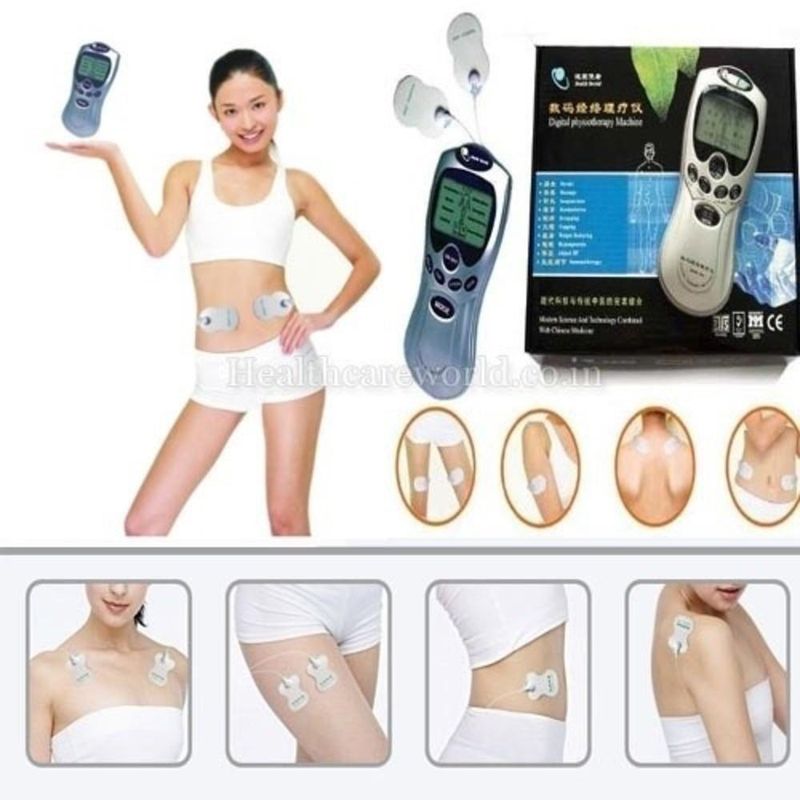 Massageador Tens Eletroestimulador Tonificador Muscular Portatil Digital