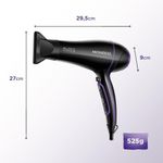 Secador De Cabelos Black Purple Scn-01 220v/60hz