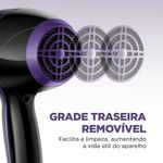 Secador De Cabelos Black Purple Scn-01 220v/60hz