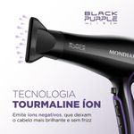 Secador De Cabelos Black Purple Scn-01 220v/60hz