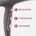 Secador De Cabelos Mondial Grafine/rose SCN-11 60hz 127V