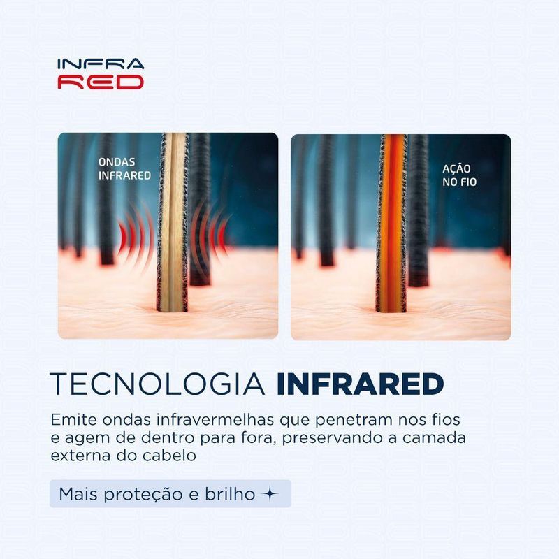 Escova Secadora Infrared Es-01-ir Bivolt