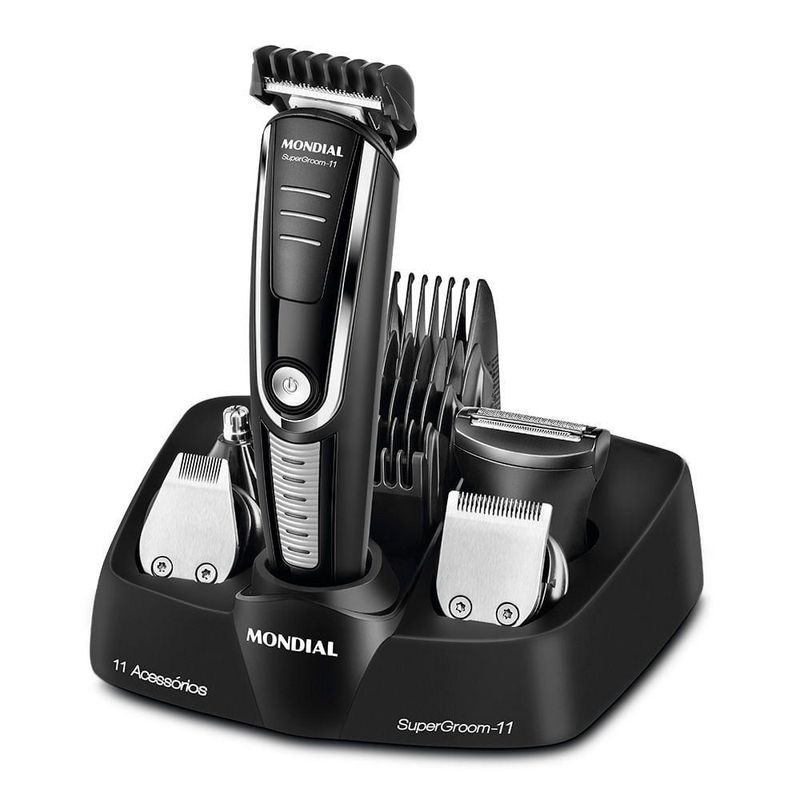 Body Groom Mondial Super 11 Bg-05 Body Groom Biv Preto/prata