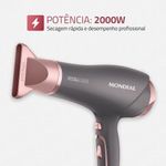 Secador De Cabelos Grafine/rose Scn-11 220v