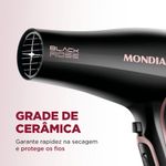 Secador De Cabelos Black Gold Mondial Scn-02 Secador Cabelo Scn-02 220v/60hz
