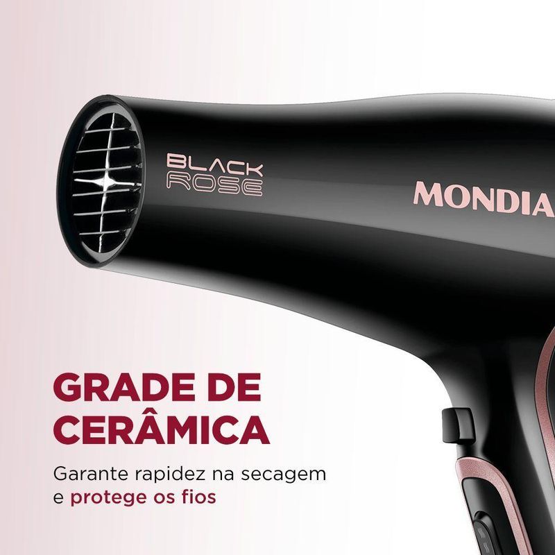Secador De Cabelos Black Gold Mondial Scn-02 Secador Cabelo Scn-02 220v/60hz