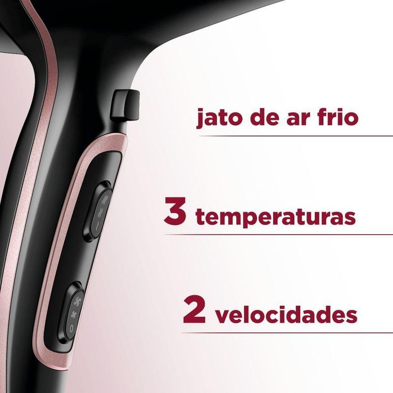 Secador De Cabelos Black Gold Mondial Scn-02 Secador Cabelo Scn-02 220v/60hz