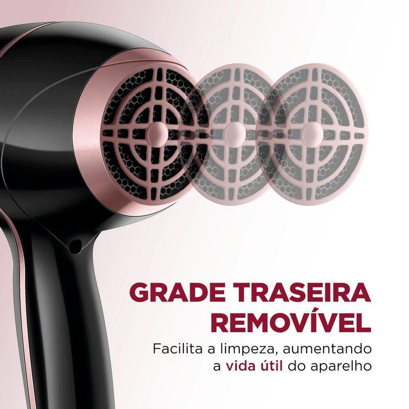 Secador De Cabelos Black Gold Mondial Scn-02 Secador Cabelo Scn-02 220v/60hz