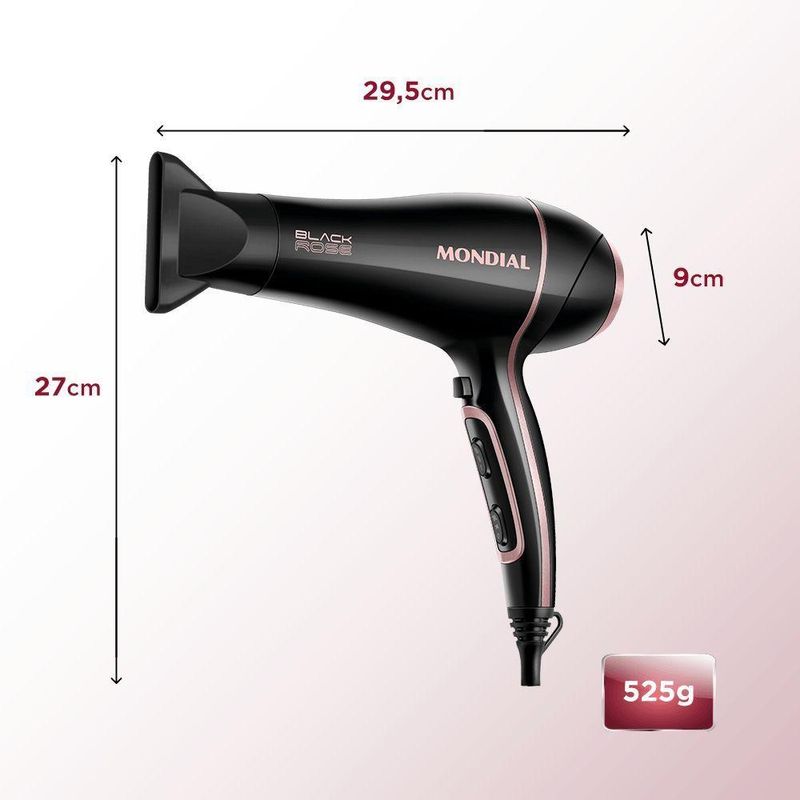 Secador De Cabelos Black Gold Mondial Scn-02 Secador Cabelo Scn-02 220v/60hz