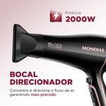 Secador De Cabelos Black Gold Mondial Scn-02 Secador Cabelo Scn-02 220v/60hz